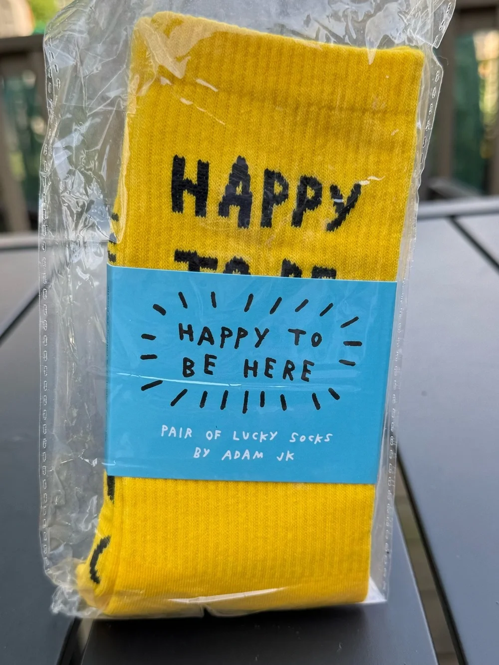 Happy to be Here Socks by Adam JK/Adam J Kurtz
